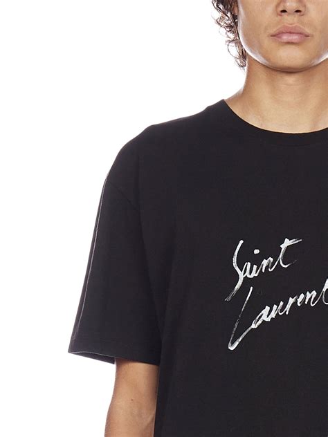 saint laurent logo tee replica